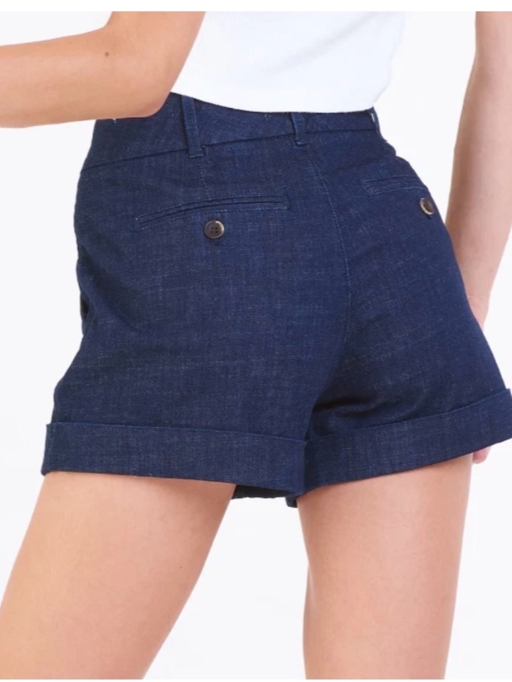Dear John stretch denim Zodiac Hampton cuffed shorts‎ Size 32